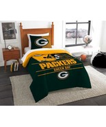 Green Bay Packers Northwest Company NFL Football Twin Comforter Sham Pil... - $86.60 CAD