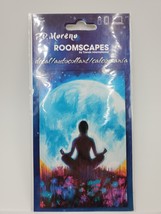 PD Moreno Fine Art Yoga Moon Wall 8&quot; x 4&quot; Sticker Decal Trends Internati... - £4.60 GBP