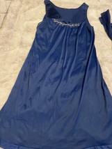 vintage peignoir set nightgown robe lingerie satiny - $56.09