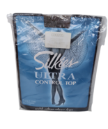 NEW Silkies Ultra Control Top & Ultra Sheer Legs Medium Taupe Pantyhose Stocking - £5.44 GBP