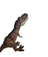 Jurassic World Battle Damage Tyrannosaurus Rex Figure Roarin&#39; Super Colo... - $695.25 MXN