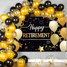 Happy Rement Party Supplies Decorations Banner - 1 Rement Backdrop Wit - £23.97 GBP