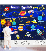 UTKTOUKO 40Pcs Solar System Planets Toys Felt Flannel Board Story Set fo... - £26.82 GBP