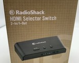 RadioShack 2 in 1 out HDMI Selector Switch 4k 2k Compatible auto Sensing... - $29.69