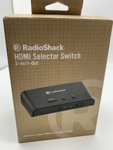 RadioShack 2 in 1 out HDMI Selector Switch 4k 2k Compatible auto Sensing... - £23.18 GBP