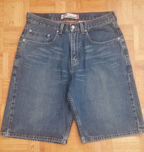 MEN&#39;s Levi&#39;s 569 Loose Straight Fit Denim Wash Jeans Shorts Size 31 - £11.00 GBP