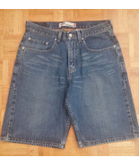 MEN&#39;s Levi&#39;s 569 Loose Straight Fit Denim Wash Jeans Shorts Size 31 - $13.99