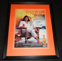 Anjelica Huston Facsimile Signed Framed 1987 Cuervo Tequila Advertising ... - $49.49