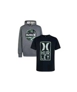 HURLEY ~ 2-Piece ~ Hoodie &amp; Cotton Tee Set ~ CHARCOAL HEATHER ~ Size 10/12 - $51.15 CAD