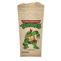 Vintage 1990 Party House Teenage Mutant Ninja Turtles Tmnt Raphael Lunch Sac Bag - $11.40