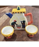 Beautiful Avon hand painted African Hostess tea set - $37.29 CAD