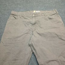 Carhartt Utility Jeans Men 42x32 Brown Relaxed Fit Straight Leg Workwear... - $15.23