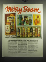 1972 Jim Beam Bourbon Ad - Merry Beam - $18.49