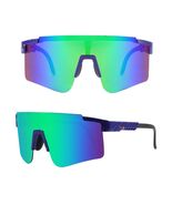 NICBOOY Sports Fan Oversized Sunglasses UV400 Adjustable Temple Unisex - $214.58 MXN
