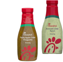 Chick-Fil-A Zesty Apple Cider Vinaigrette &amp; Avocado Lime Ranch Dressing,... - £22.06 GBP