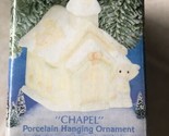 Precious Moments Bisque Porcelain Chapel Ornament Vintage 1993 - $16.23