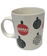 Starbucks 2016 Coffee Christmas 12oz Ornaments Red &amp; Black &amp; White Mug C... - £9.13 GBP