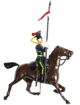 Vintage W Britains Mounted Queens Royal Lancer Lead Toy Soldier #3 - $24.99