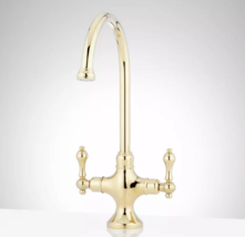 New Polished Brass Isadora 1.75 GPM Single Hole Bar and Kitchen Faucet b... - £172.60 GBP