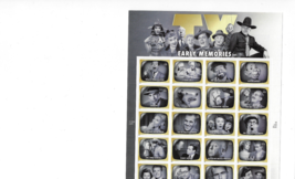 US Stamps/Postage/Sheets Sc #4414 Early TV Memories MNH F-VF OG FV $8.80 - £8.97 GBP