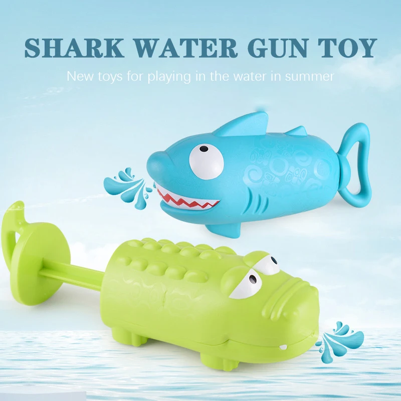 Kids animal guns toys shooter guns swimming cute crocodile shark piglet squirt pull out thumb200