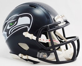* Sale * Seattle Seahawks Speed Mini Nfl Football Helmet - Ships Fast! - £24.68 GBP
