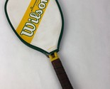 Vintage Wilson Shannon Wright Autograph Racquet and Cover 3 15/16 XS Mad... - $24.99