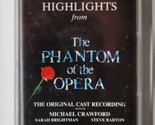 Highlights From The Phantom of the Opera (Cassette, 1987) - $6.92