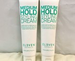 Lot Of 2 Eleven Australia Medium Hold Styling Cream 5.1 fl oz 150ml Each... - £62.14 GBP