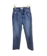 Pistola High Rise Classic Straight Denim Jeans Size 25 Medium Wash Casual - $38.00