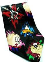 Looney Tunes Mania Bugs Daffy Porky Taz Marvin Expressions Novelty Polyester Tie - £13.40 GBP