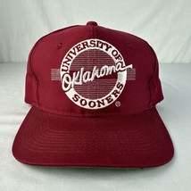 Vintage The Game Circle Logo Snapback Hat Oklahoma Sooners Glued Tag 90s - £39.10 GBP