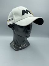 TaylorMade PSI M1 Golf Hat Cap A-Flex Mens Strap Back White Mesh Read Desc - £7.41 GBP
