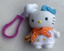 Sanrio Hello Kitty Mcdonalds Doll Toy Figure Happy Meal Chef Hamburger 2000 VTG - £5.42 GBP