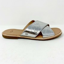 UGG Joni Metallic Silver Womens Casual Summer Sandals 1097209 SLVR - £35.51 GBP