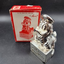 Vintage Walt Disney Donald Duck Savings Bank With Original Box - All Metal - $14.64