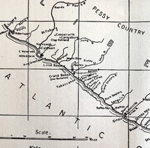 Map Of Liberia Pessy Country 1890 Woodcut Victorian Stanley In Africa DWAA2C - $29.99