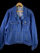 Vtg 80s Rustler Jean Jacket Size XXL 2XL Denim USA Mens Western Wear Tru... - £49.62 GBP