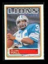 Vintage 1983 TOPPS Football Trading Card #65 ALVIN HALL Detroit Lions - £3.87 GBP