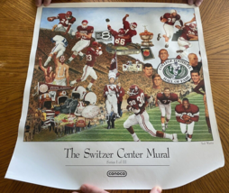 OU Barry Switzer Center Mural Poster Set #1-3 Oklahoma Sooners Conoco Co... - £75.65 GBP