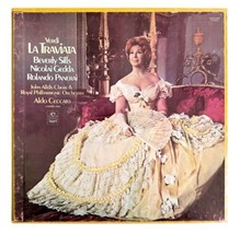 Verdi LA Traviata Beverly Sills Box Set Vinyl Record 1972 33 12&quot; 3 LP VRG - £23.59 GBP
