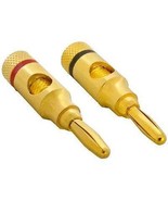 TechCraft Copper Speaker Banana Plugs - Open Screw Type - High-Quality -... - $6.00