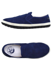 DIESEL Men&#39;sBlue Loafers &amp; Slip Ons Suede Shoes  Size US 12.5 EU 46  - £74.68 GBP