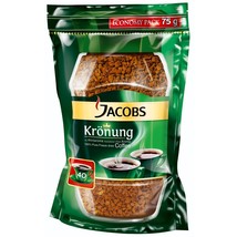 Jacobs Kronung Original Instant Coffee -75g/ 40 Servings Soft Pouch Free Ship - $9.89