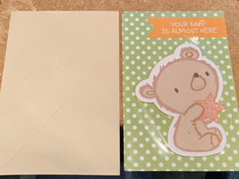 Carlton Cards Neutral Baby&#39;s Almost Here Card *NEW* ccc1 - £4.47 GBP