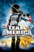 2004 Team America World Police Movie Poster 11X17 Matt Damon George Clooney ⭐ - £9.67 GBP