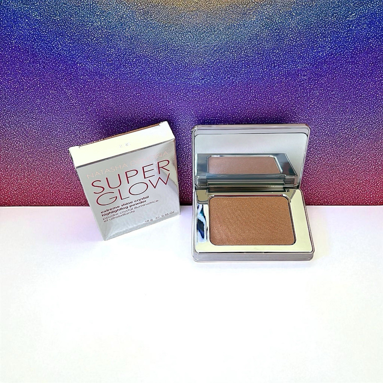 NATASHA DENONA Super Glow Extreme Shine Cyrstal Highlighter Powder Light... - $34.64