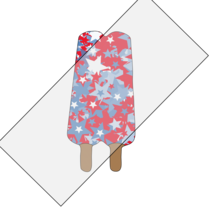 Popsicle 1A-Digtial Clipart-4th of July-Food-Art ClipJewelry-T shirt-Notebook-Gi - $1.25