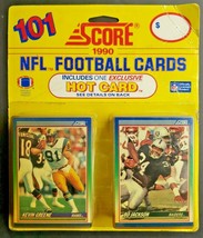1990 Score 101 NFL Football Cards Includes Exclusive Hot Card Bo Jackson U114 - £7.17 GBP