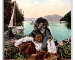 Inuit Woman and Child Alaska AK UNP DB Postcard V9 - £4.48 GBP